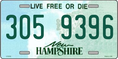 NH license plate 3059396