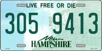 NH license plate 3059413