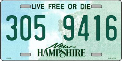 NH license plate 3059416