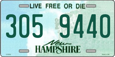 NH license plate 3059440