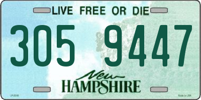 NH license plate 3059447