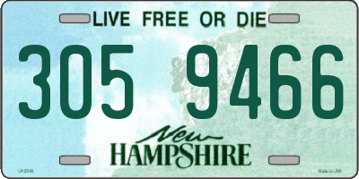 NH license plate 3059466
