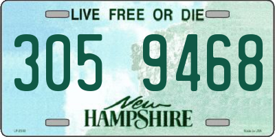 NH license plate 3059468