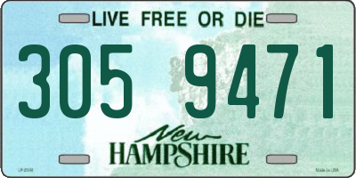 NH license plate 3059471