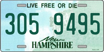 NH license plate 3059495