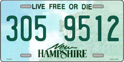 NH license plate 3059512