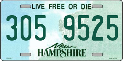NH license plate 3059525