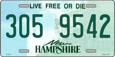 NH license plate 3059542