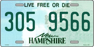 NH license plate 3059566
