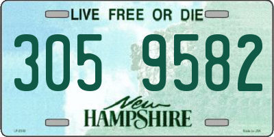 NH license plate 3059582