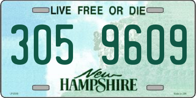 NH license plate 3059609