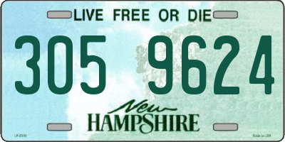 NH license plate 3059624