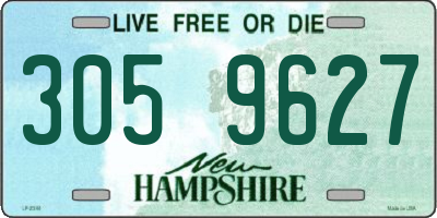 NH license plate 3059627
