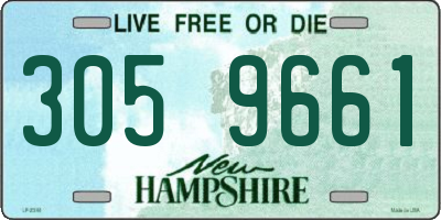 NH license plate 3059661