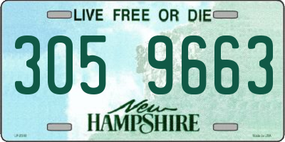 NH license plate 3059663