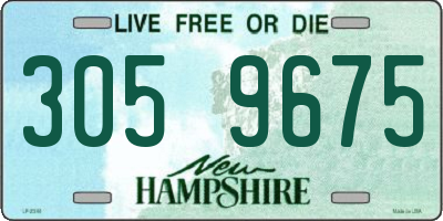 NH license plate 3059675