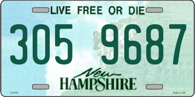 NH license plate 3059687