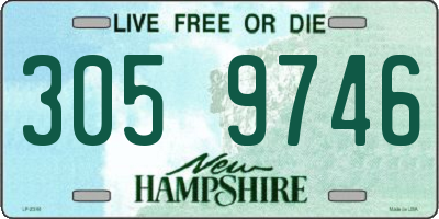 NH license plate 3059746