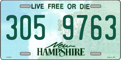 NH license plate 3059763
