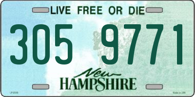 NH license plate 3059771