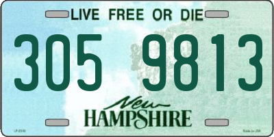 NH license plate 3059813
