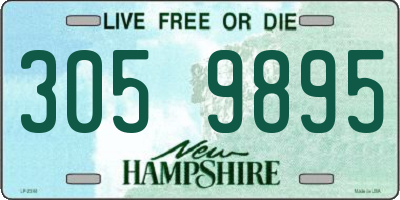 NH license plate 3059895