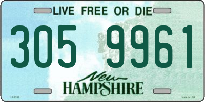 NH license plate 3059961