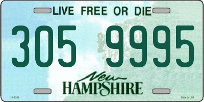 NH license plate 3059995
