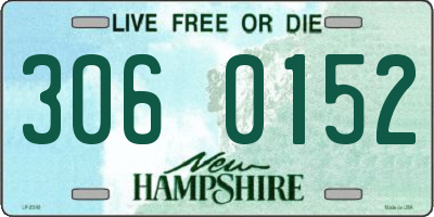 NH license plate 3060152