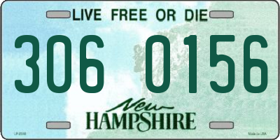 NH license plate 3060156