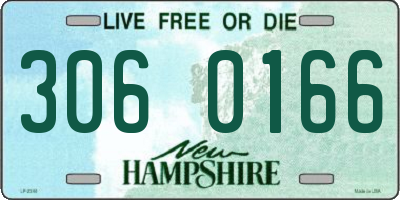 NH license plate 3060166