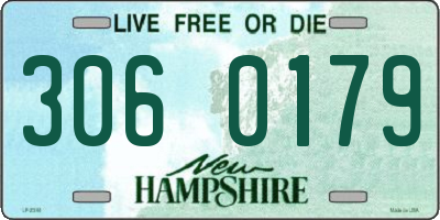 NH license plate 3060179