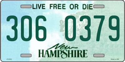 NH license plate 3060379