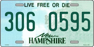 NH license plate 3060595