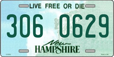 NH license plate 3060629
