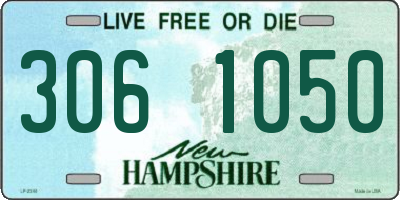 NH license plate 3061050