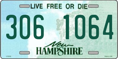 NH license plate 3061064