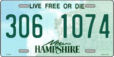 NH license plate 3061074
