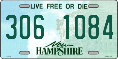 NH license plate 3061084