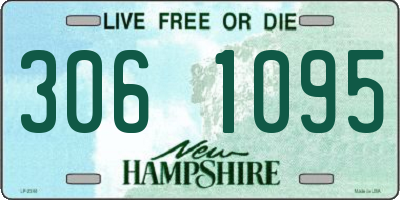 NH license plate 3061095