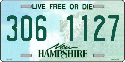 NH license plate 3061127