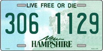 NH license plate 3061129
