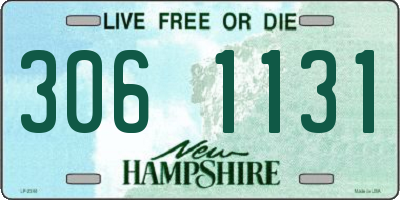 NH license plate 3061131