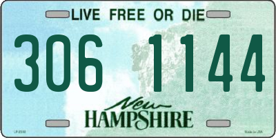 NH license plate 3061144