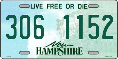 NH license plate 3061152