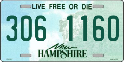 NH license plate 3061160