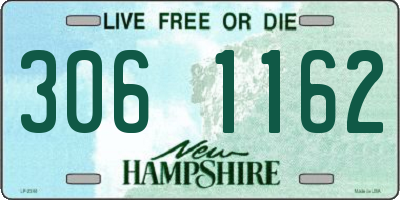 NH license plate 3061162