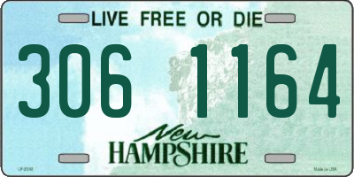 NH license plate 3061164