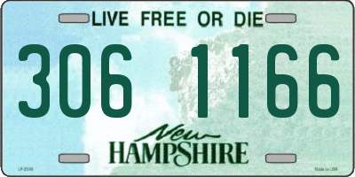 NH license plate 3061166