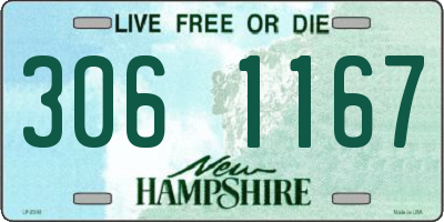 NH license plate 3061167